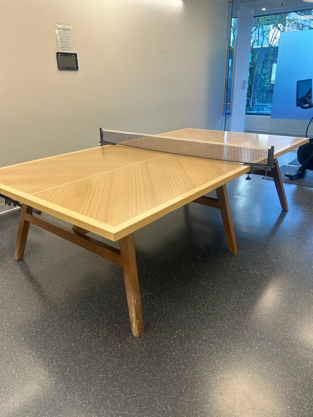 Wooden Ping Pong Table with Net - photo 3