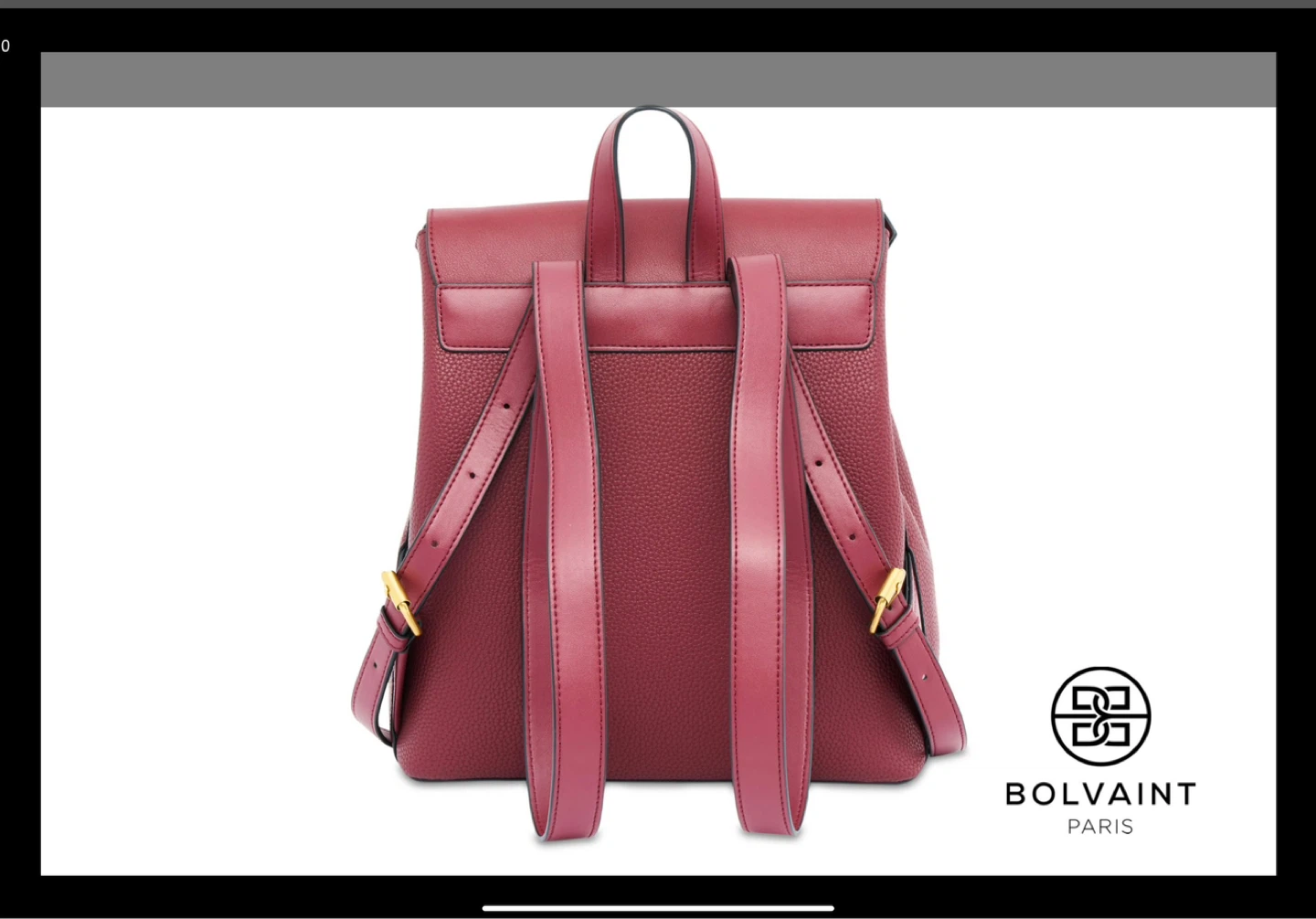 Bolvaint Paris The Geneviève Backpack - Plum - photo 3