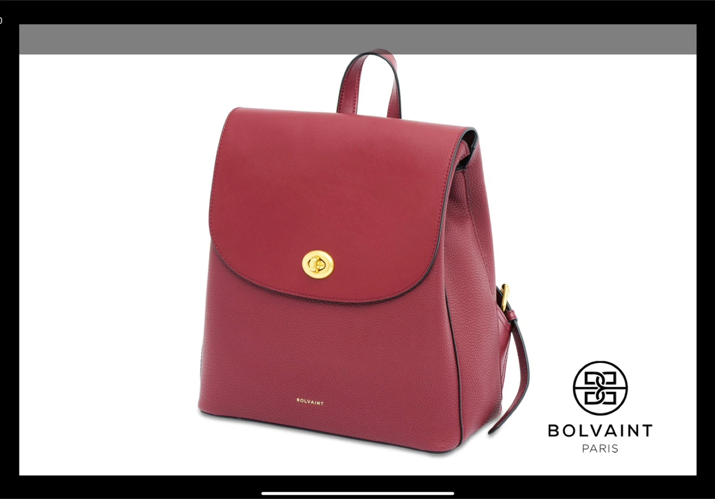 Bolvaint Paris The Geneviève Backpack - Plum - photo 4