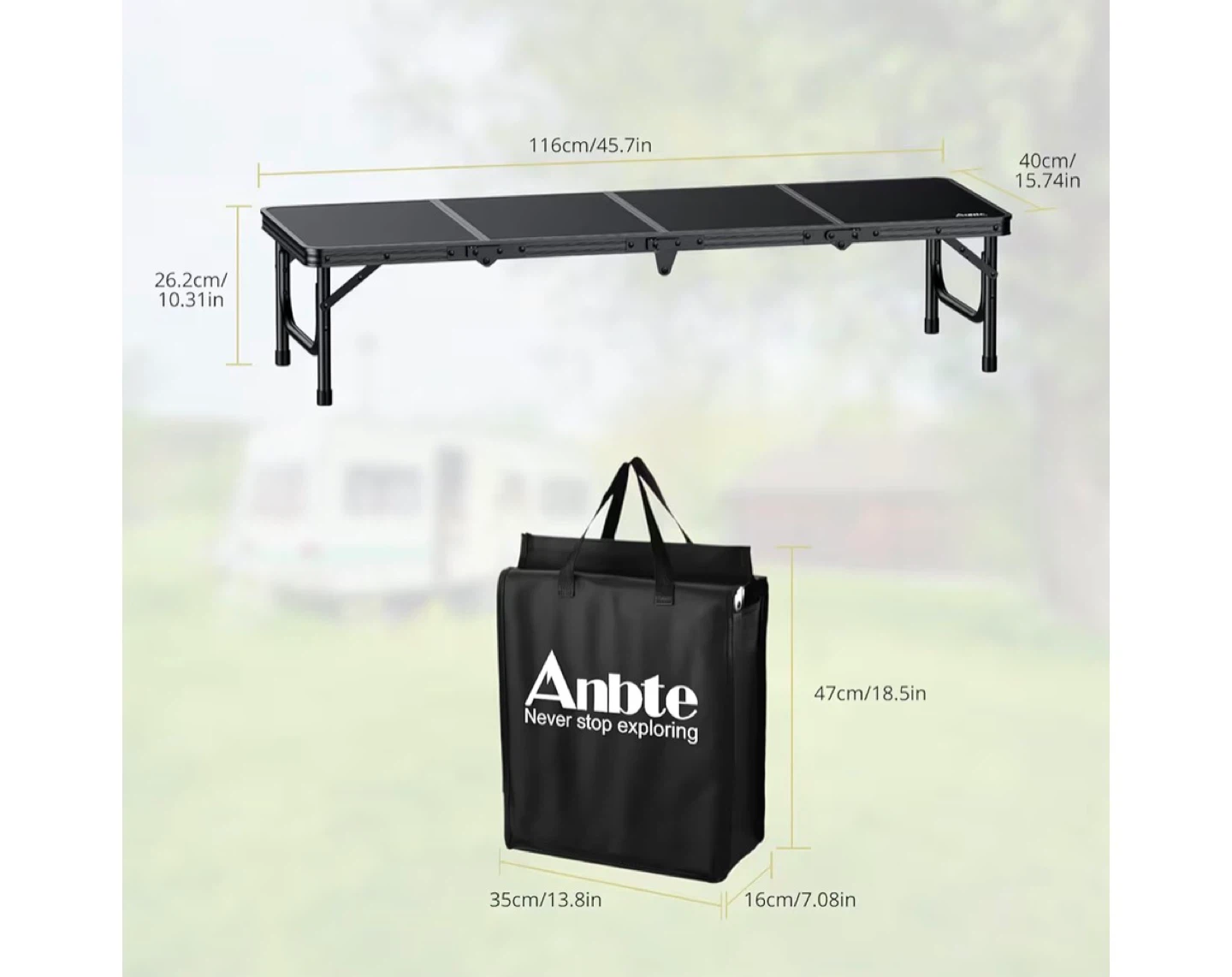Anbte Folding Camping Table - photo 4