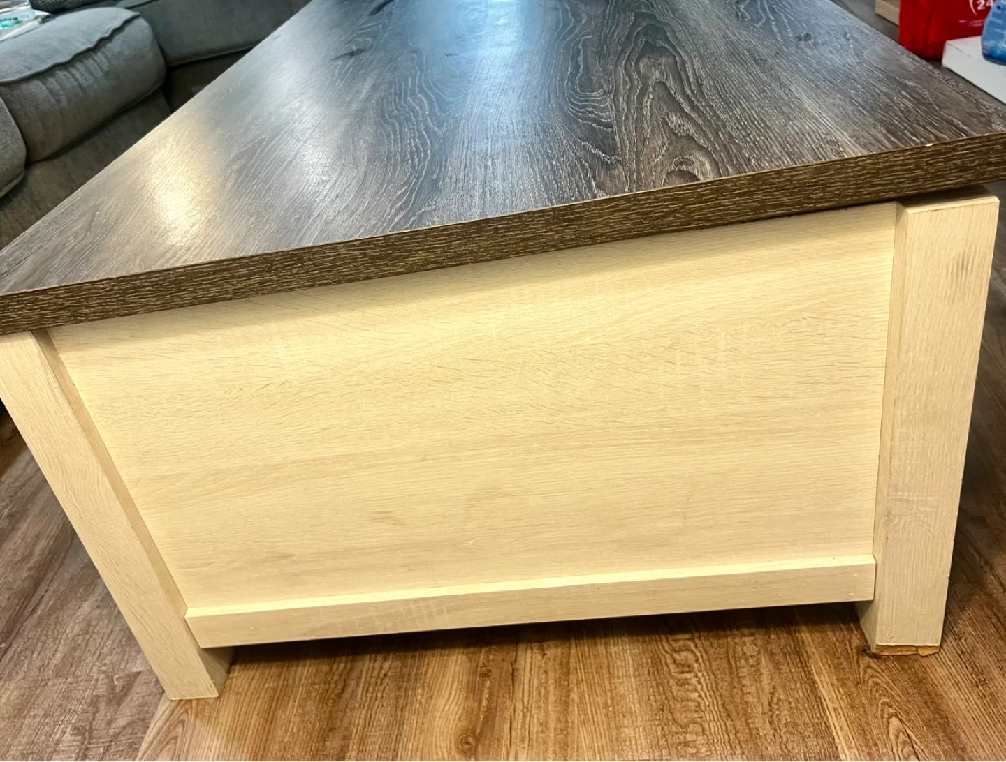 Lift Top Coffee Table with Storage - photo 2