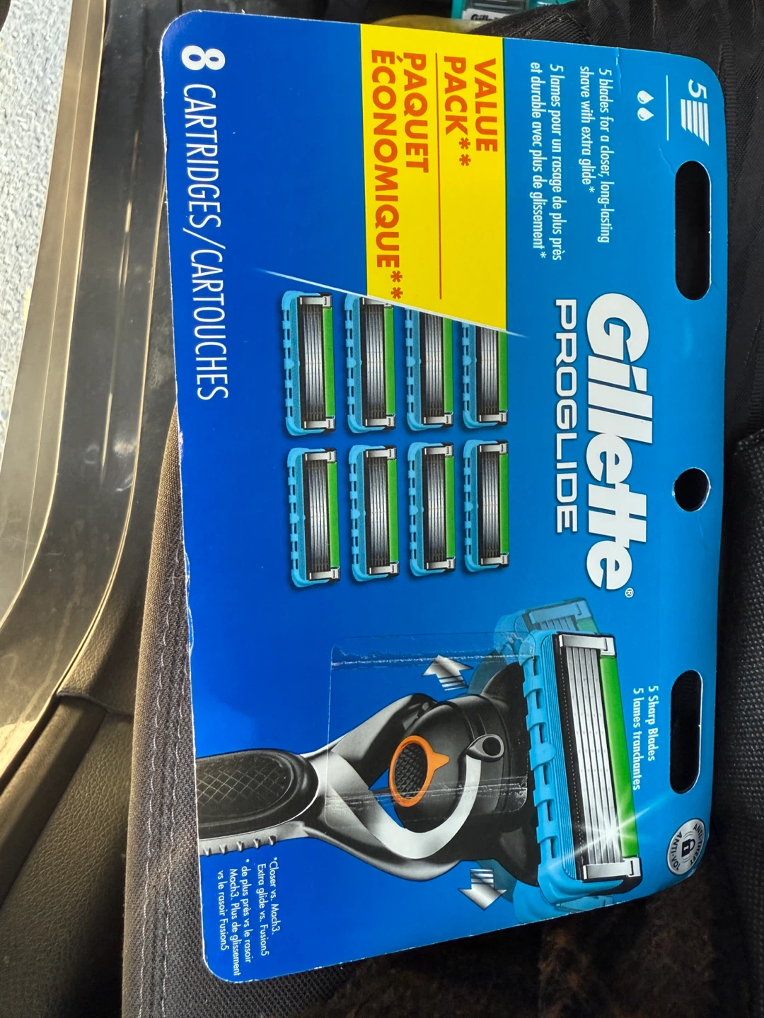 Gillette Mach3 & ProGlide Razor Blade Refills - 8, 15 Cartridges