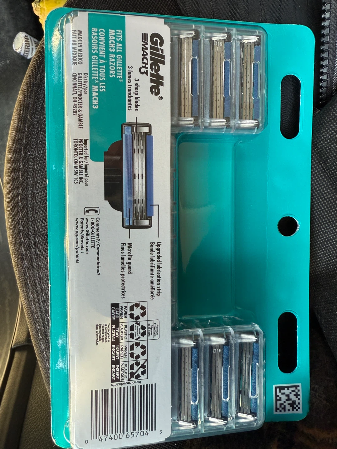 Gillette Mach3 & ProGlide Razor Blade Refills - 8, 15 Cartridges - photo 3