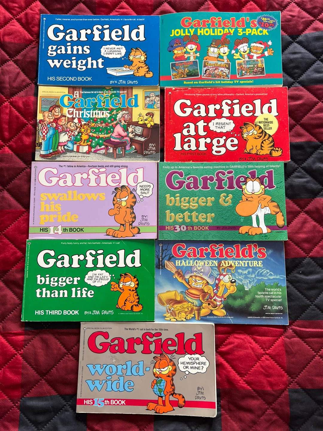Collection of 13 Garfield Books