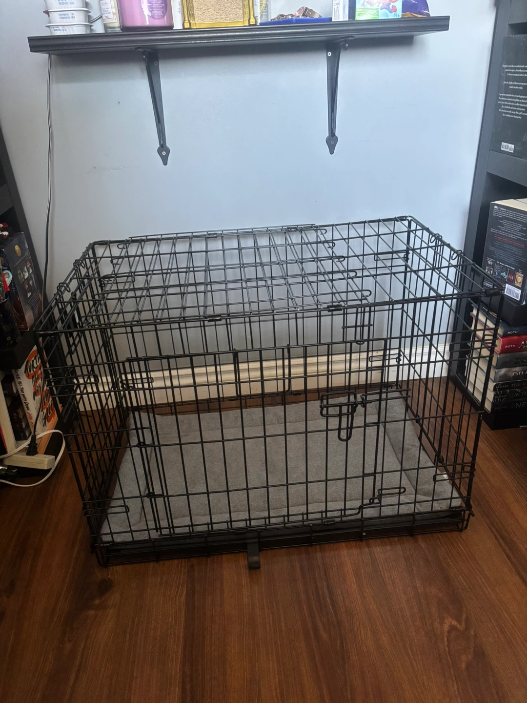 Good Dog Medium Metal Dog Crate with Free Mat - photo 4