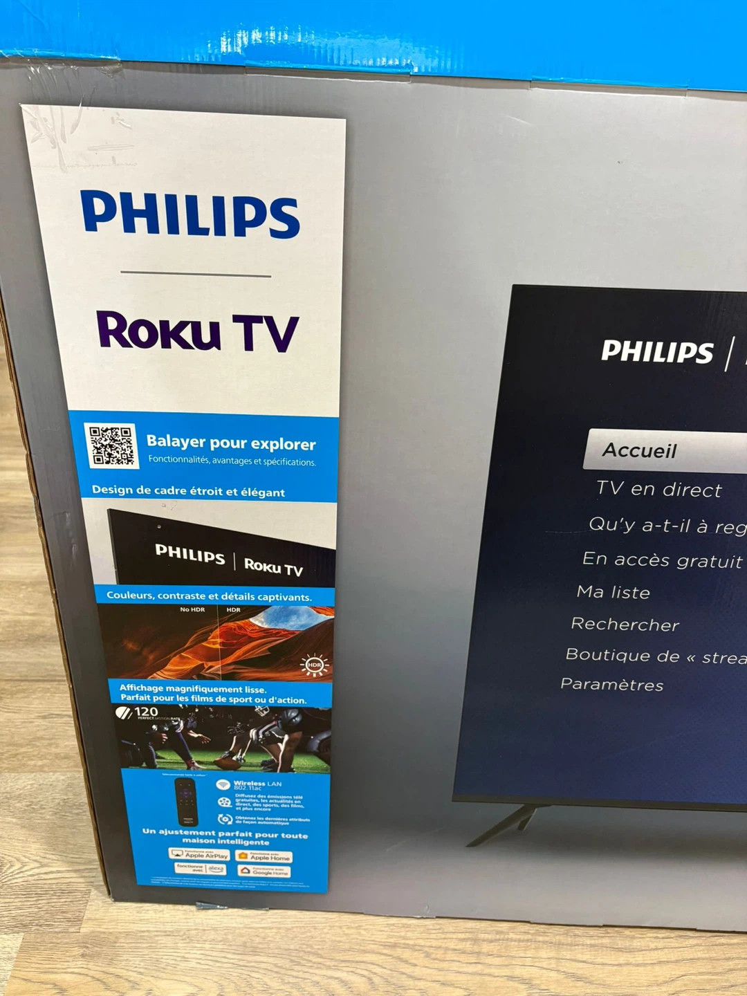 Philips 55" 4K Roku TV