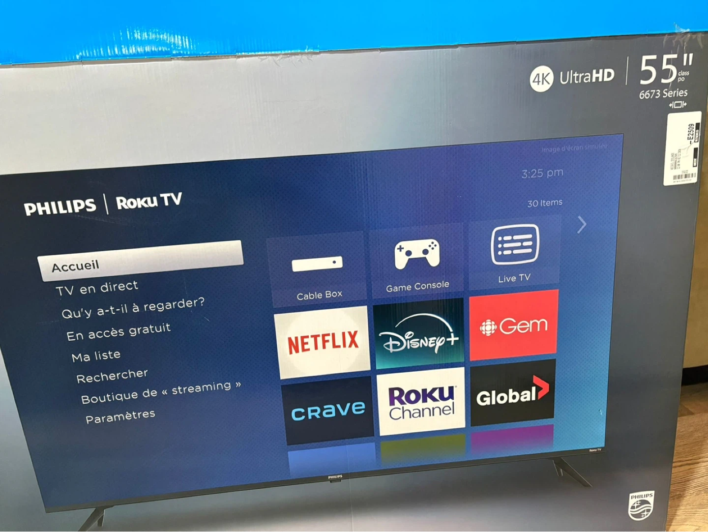 Philips 55" 4K Roku TV - photo 2