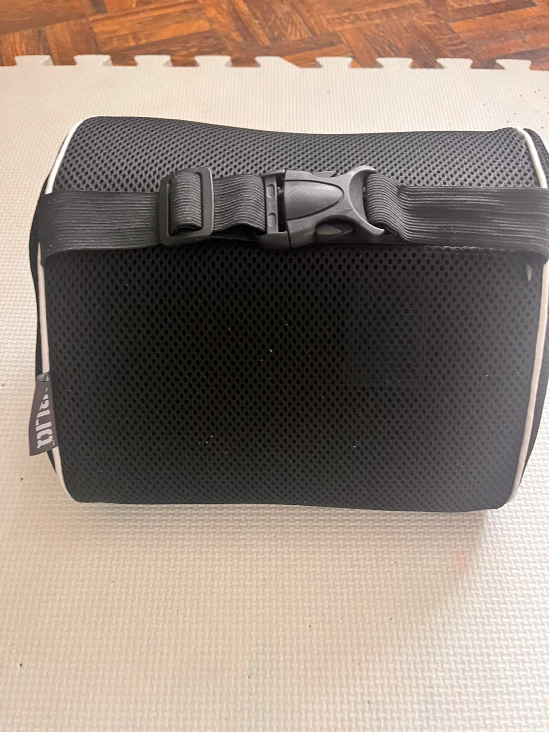 Black Car Neck Pillow with White Trim - photo 2