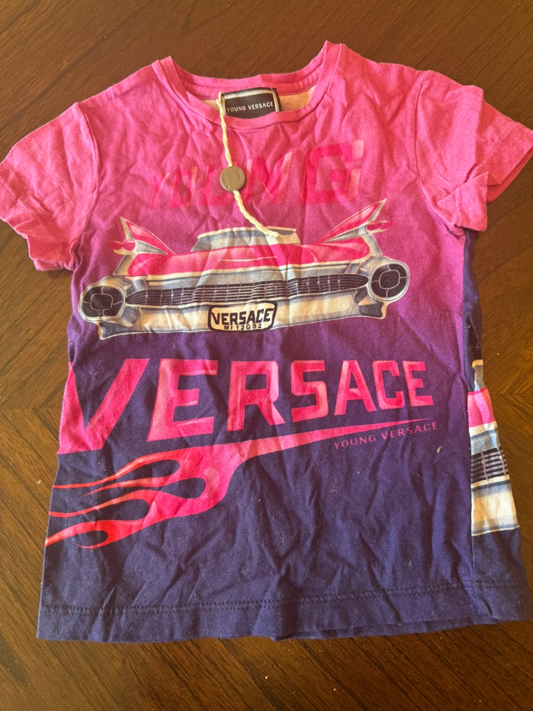 Young Versace shirt size 3 girls