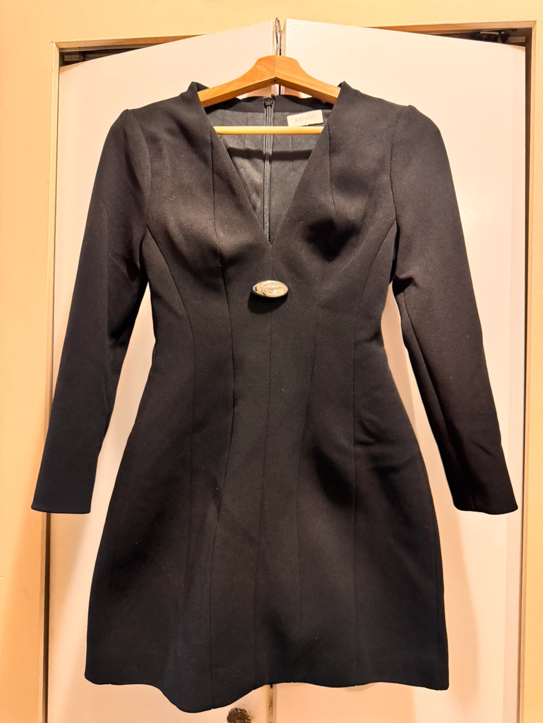 MESHki Black Mini Dress - XS