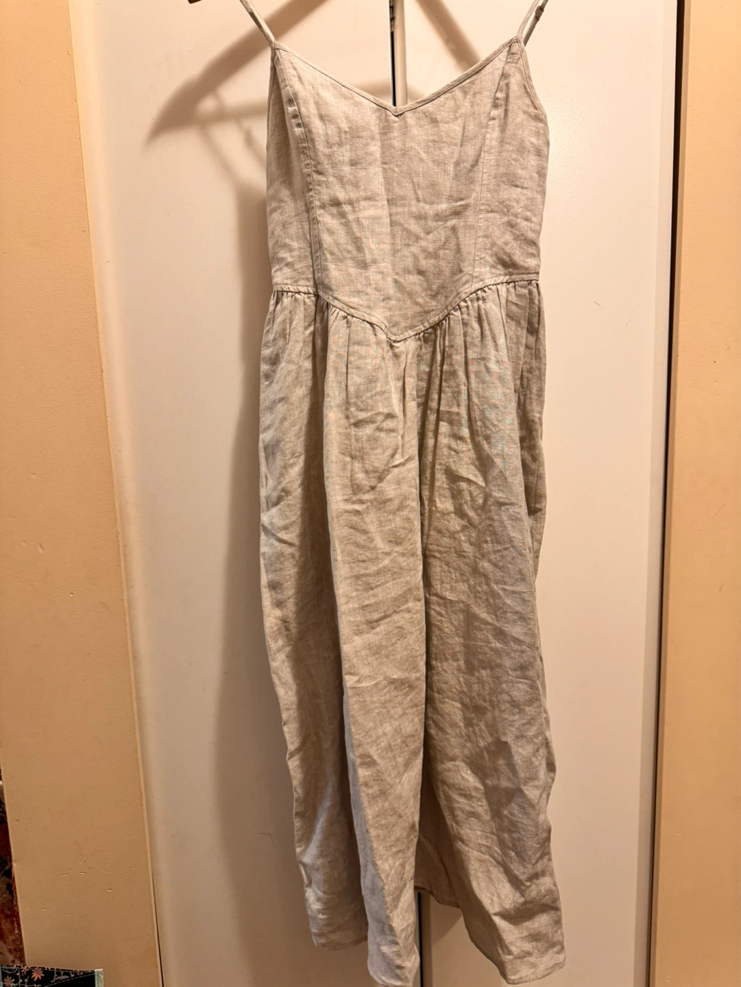 Wilfred Linen Blend Midi Dress