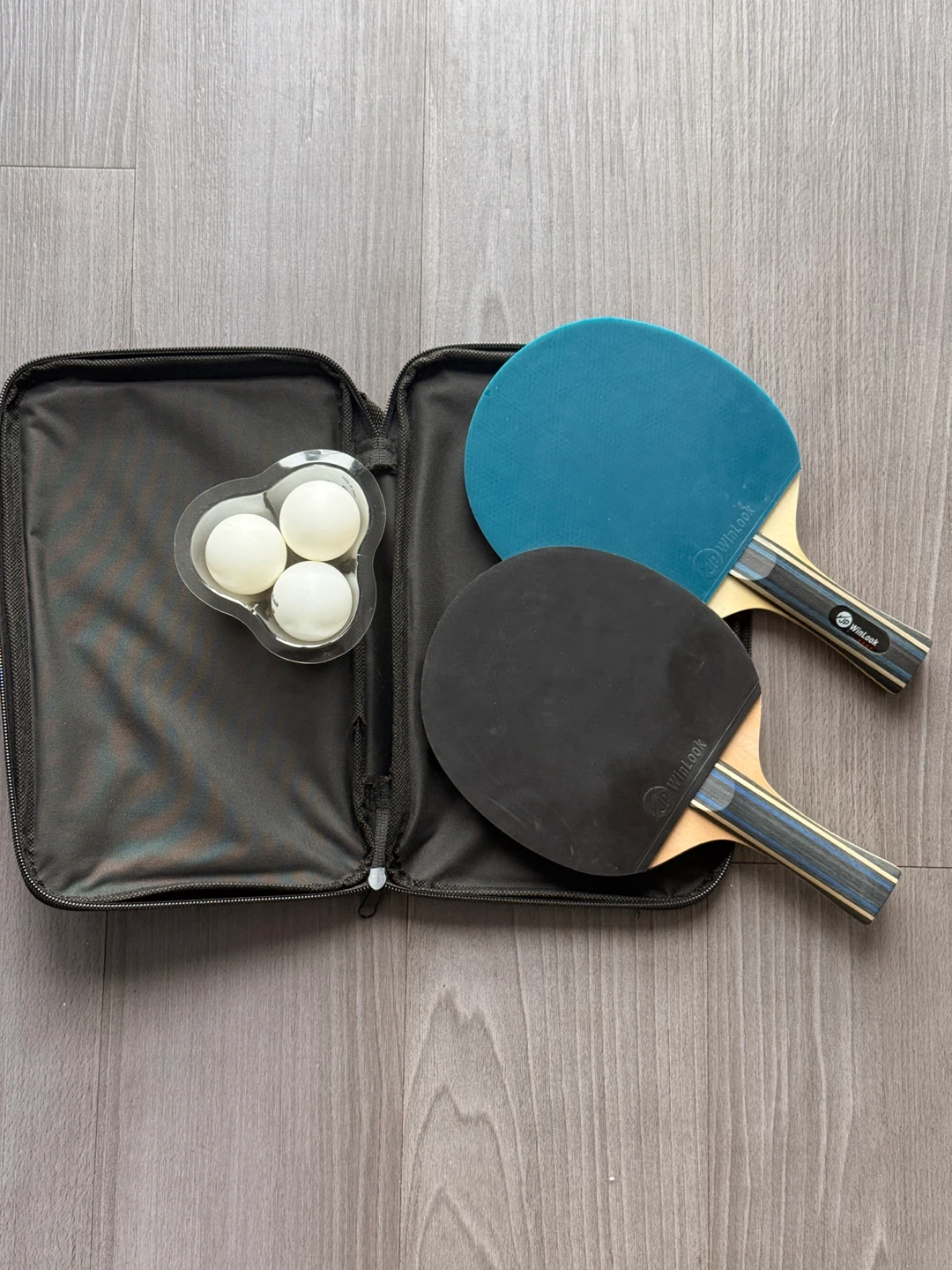 WinLook Ping Pong Paddle Set with Case and Balls - photo 2