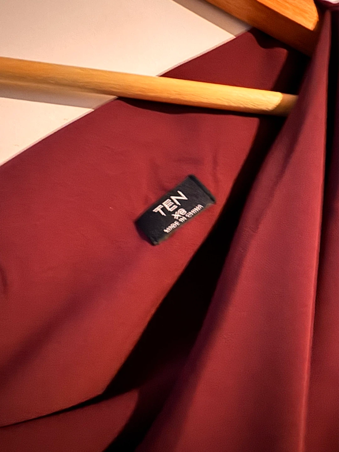 Maroon One-Shoulder Ruched Dress - photo 2