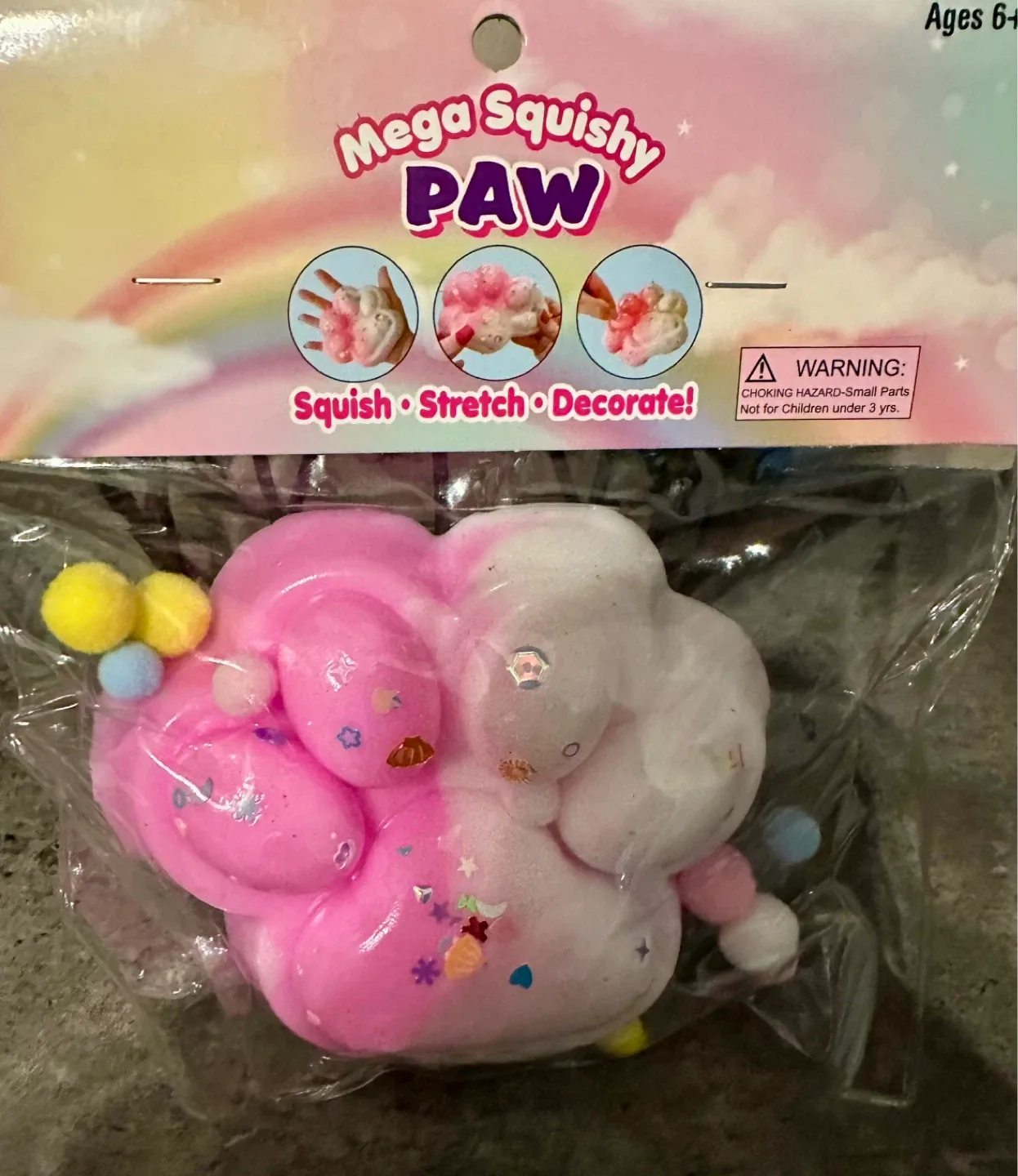 Large Paw Squishy