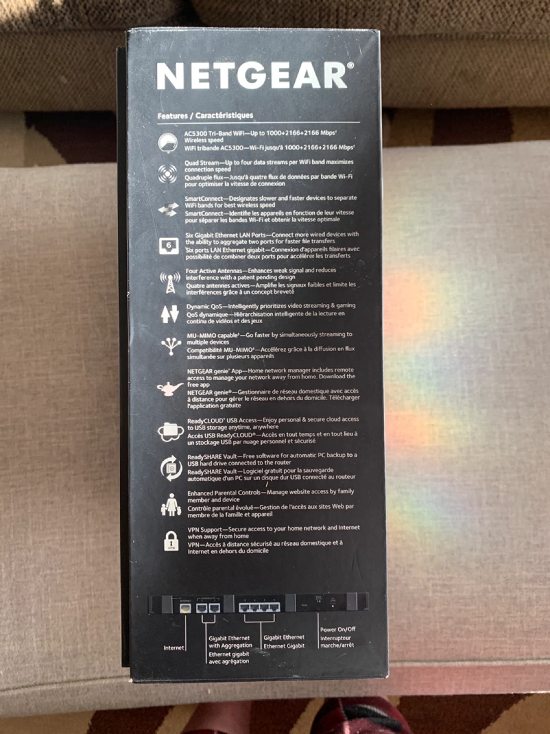 NETGEAR Nighthawk X8 R8500 AC5300 Tri-Band WiFi Router - photo 3