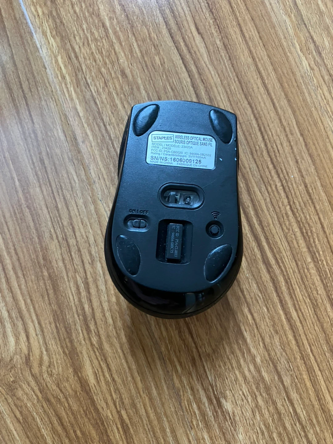 Staples Wireless Optical Mouse Black - photo 2