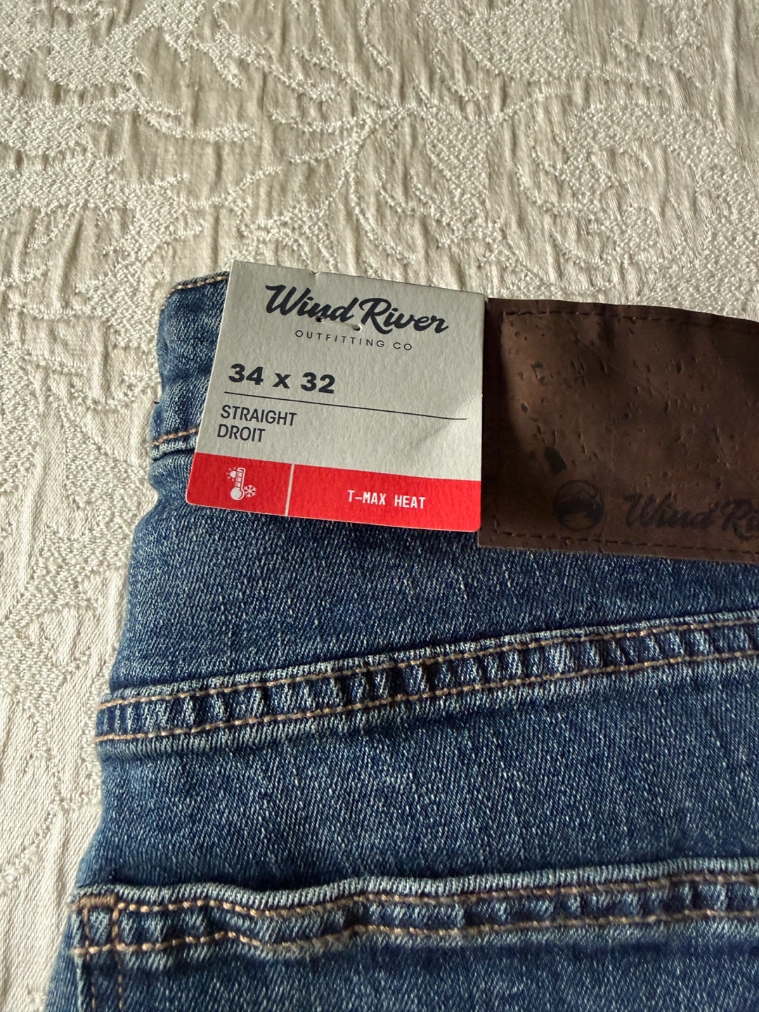 NWT Wind River Straight Fit T-Max Jeans - Size 34x32 - photo 2