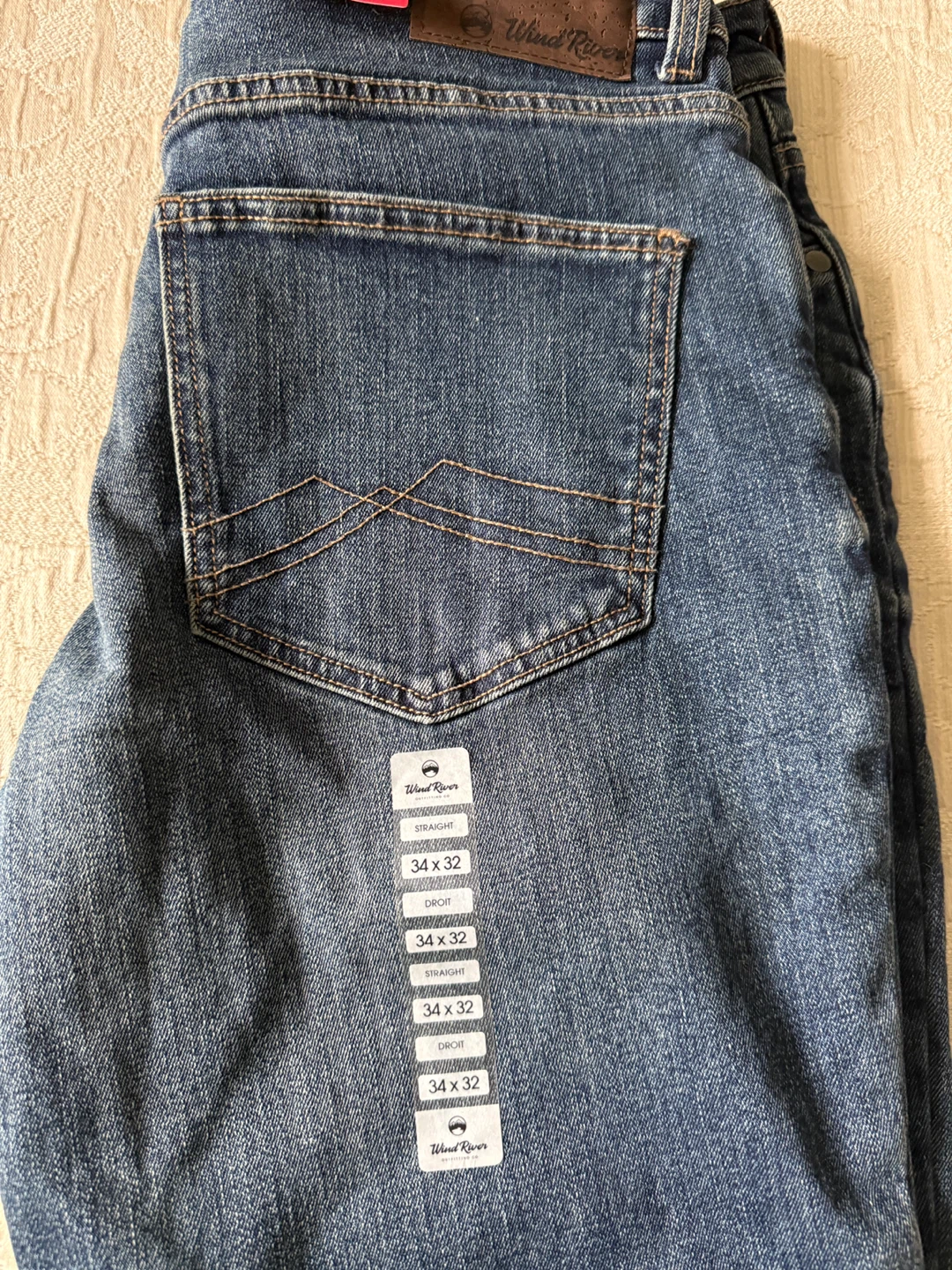 NWT Wind River Straight Fit T-Max Jeans - Size 34x32 - photo 3
