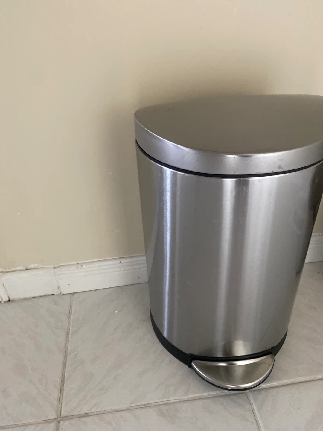 Stainless Steel Step Trash Can - photo 2
