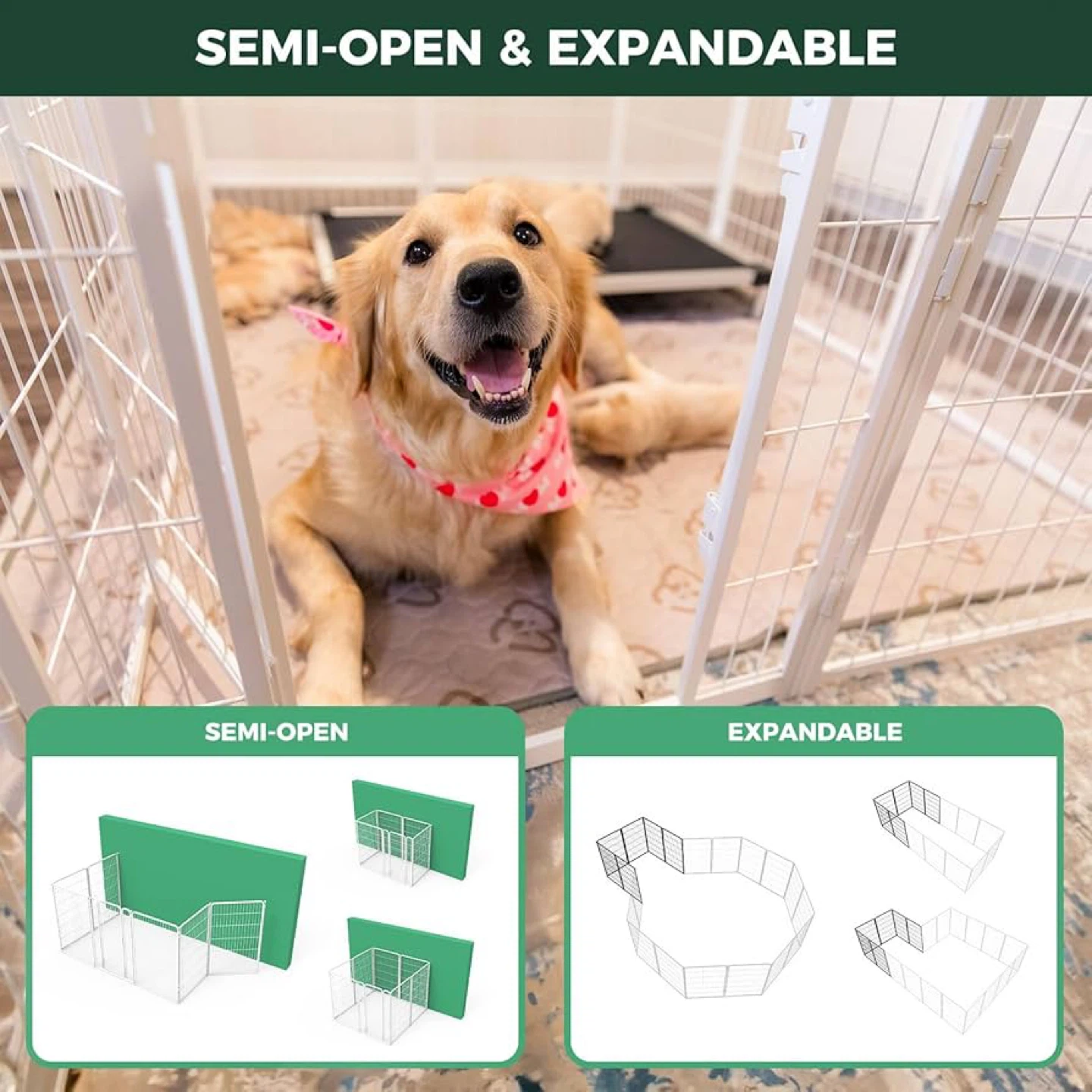 FXW HomePlus Dog Playpen for Designed Indoor Use - 4 Panels - BN - photo 4