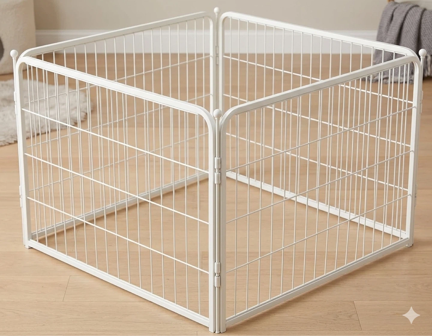 FXW HomePlus Dog Playpen for Designed Indoor Use - 4 Panels - BN