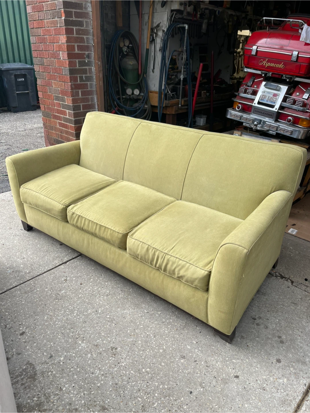Sofa - Light Green with delivery