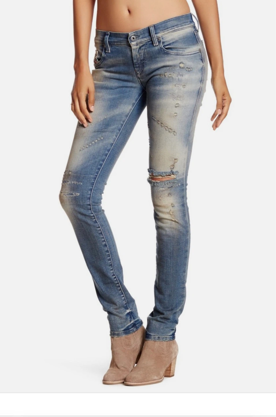 Diesel Industry Women's Grupee Super Slim Skinny Jeans - photo 3
