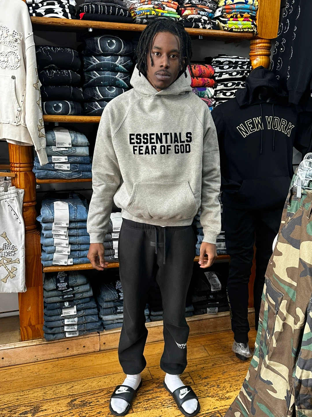 ESSENTIALS Fear of God Hoodie - photo 2