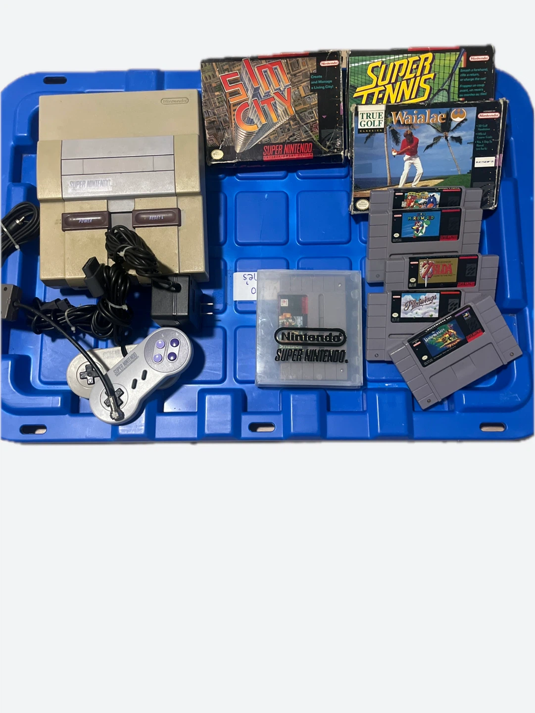 Super Nintendo Console w Games