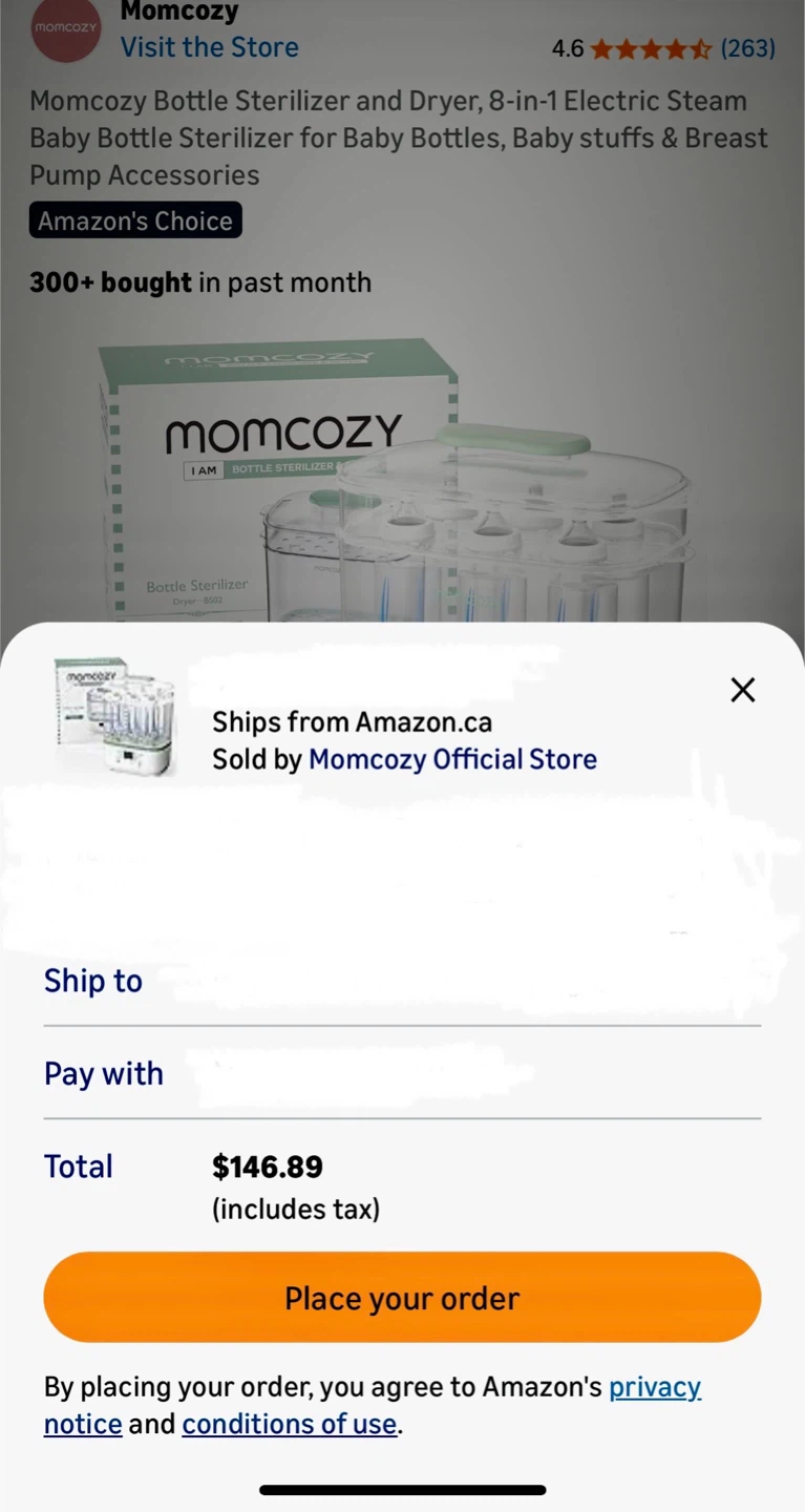 Momcozy Bottle Sterilizer & Dryer - photo 5