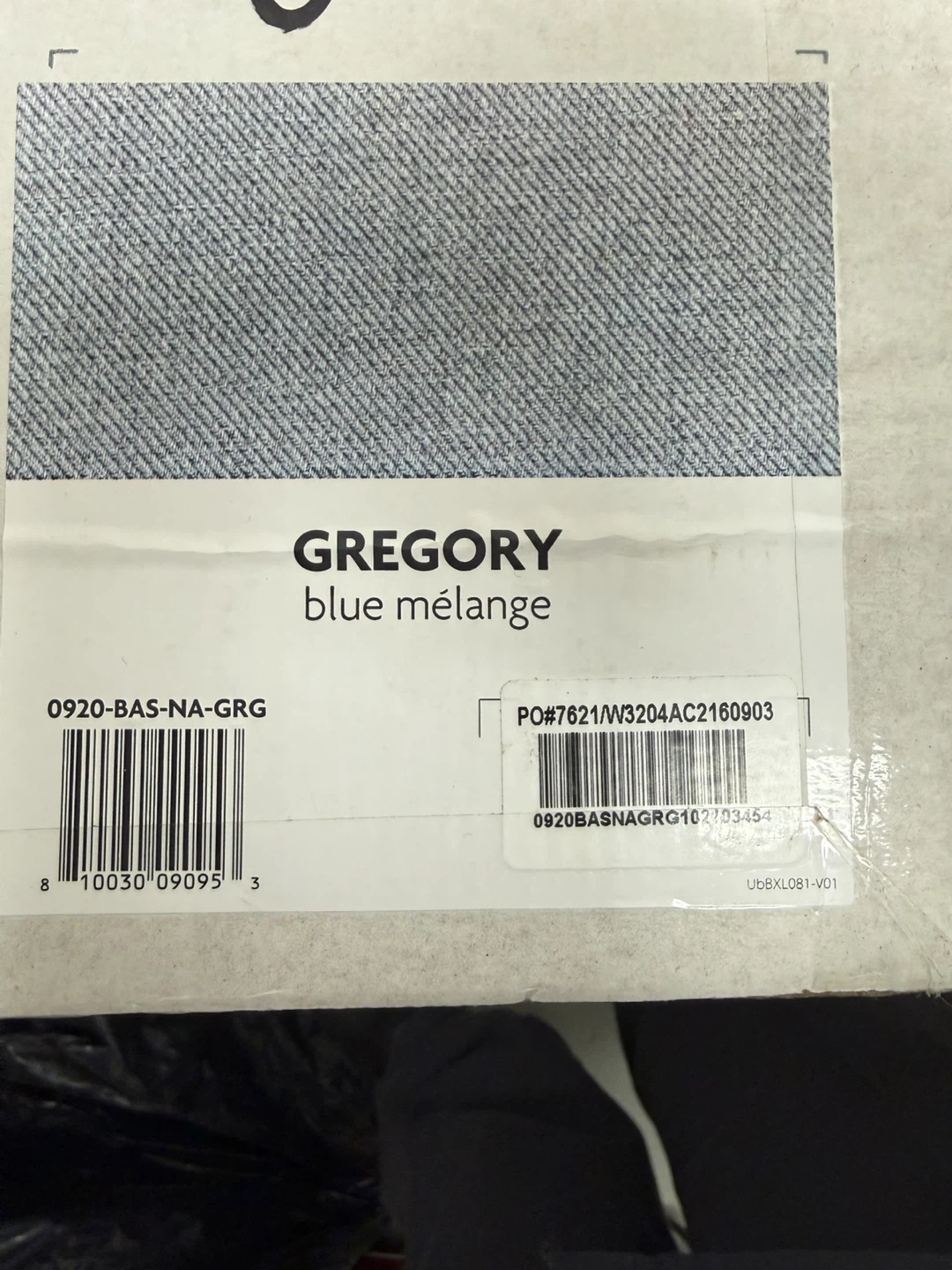 UPPAbaby GREGORY Blue Mélange Bassinet Cruz - photo 2