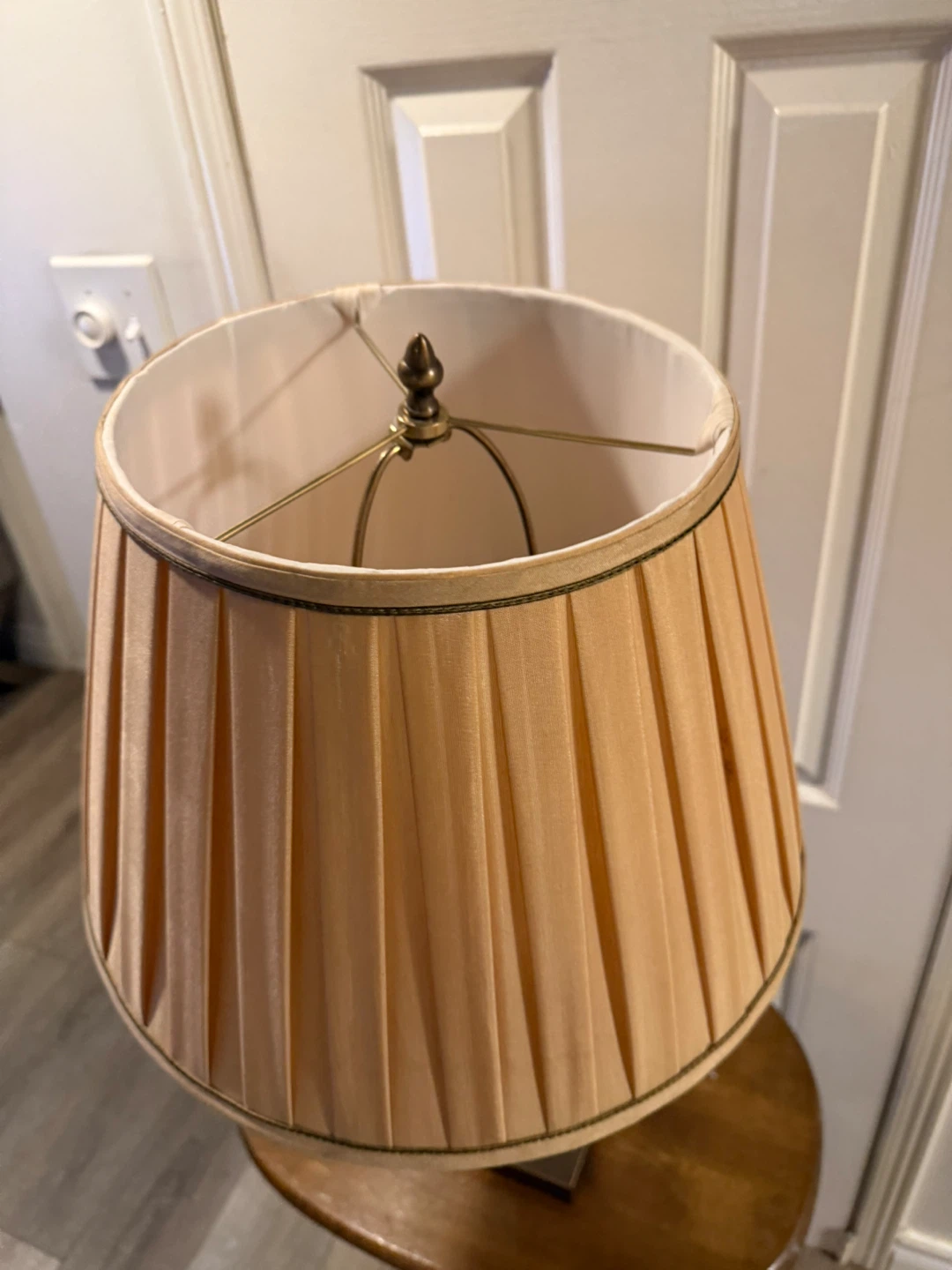 Adjustable Table Lamp with Pleated Shade - photo 3