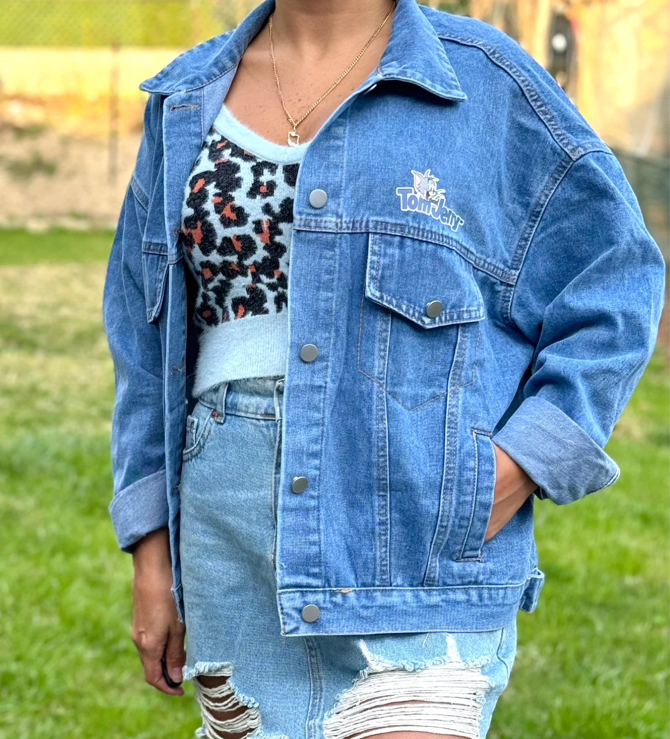 Tom and Jerry Denim Jacket - photo 5