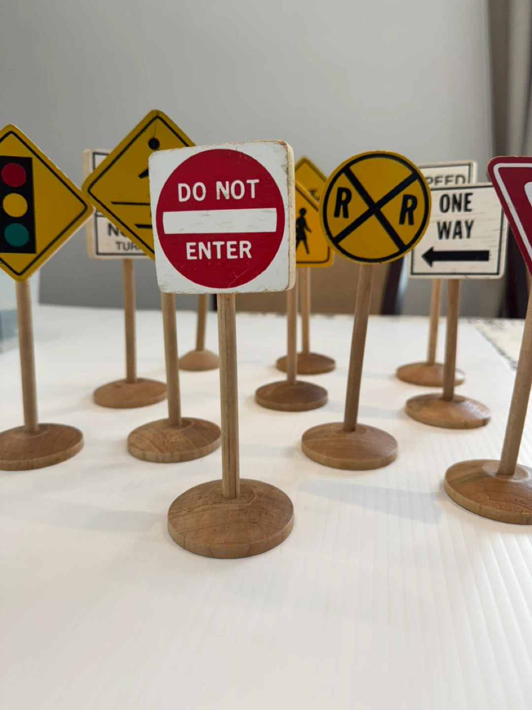 Wooden Toy Traffic Signs Set - photo 2