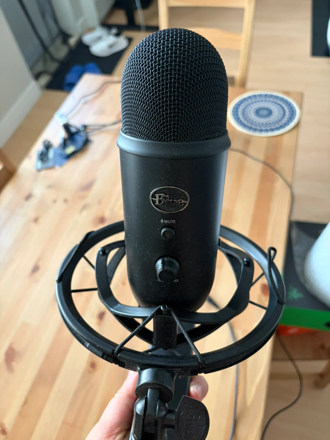 Blue Yeti Microphone with Boom Arm