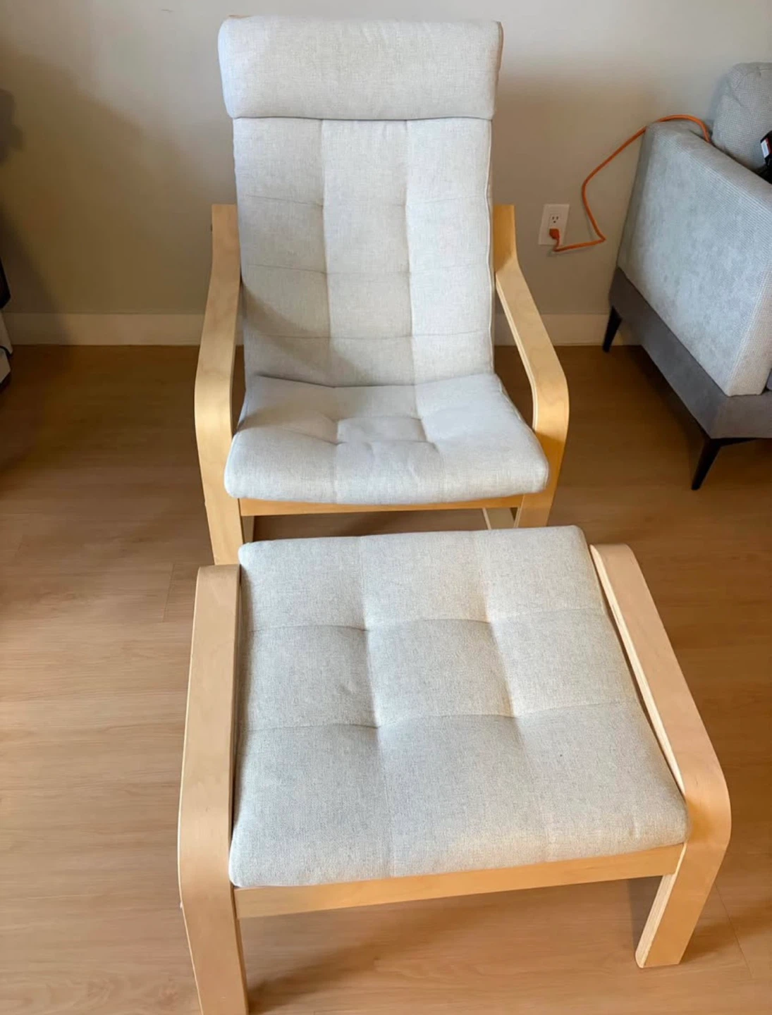 IKEA POÄNG Ottoman Armchair