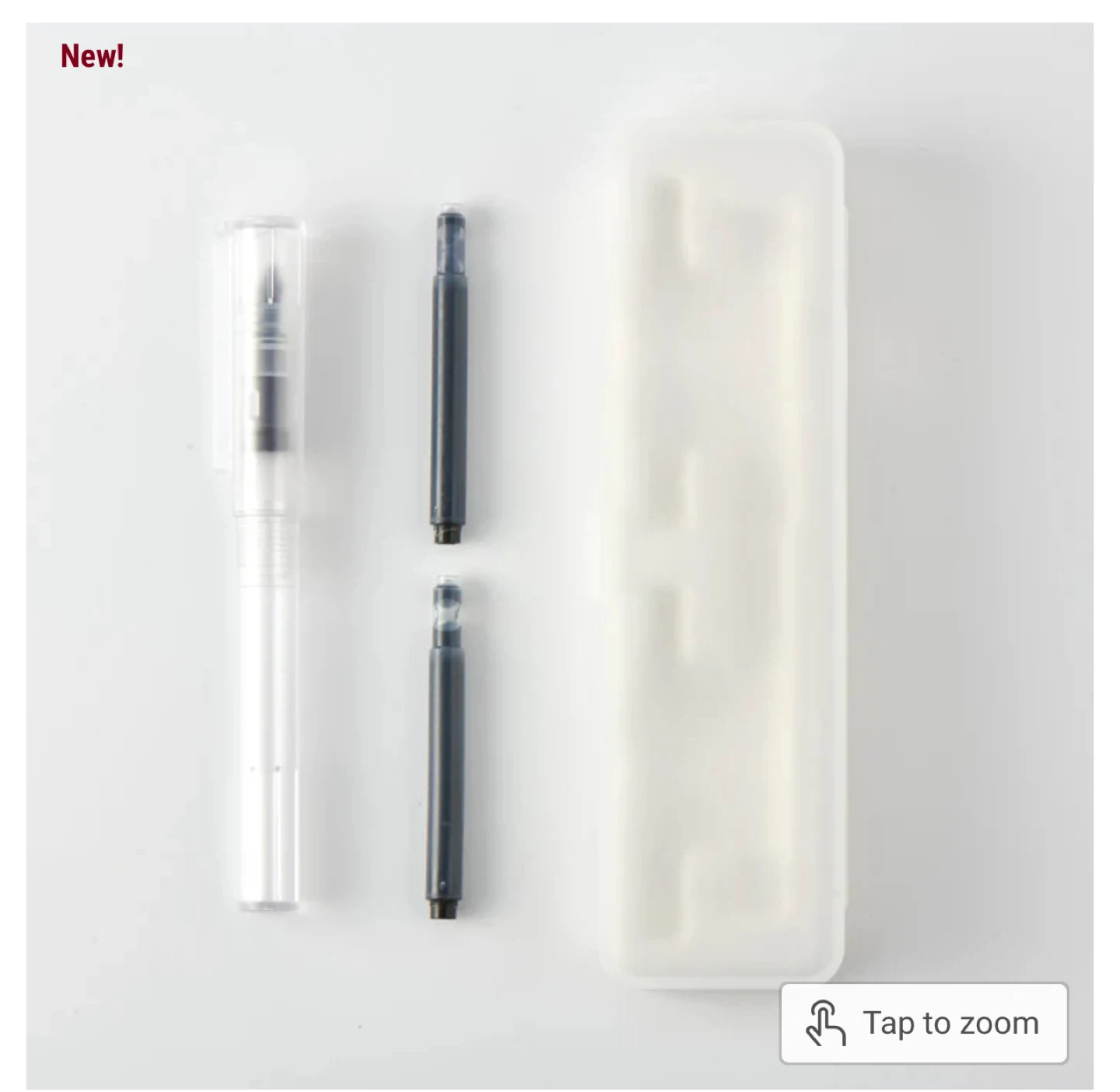 MUJI Polycarbonate Fountain Pen EF Nib - photo 3