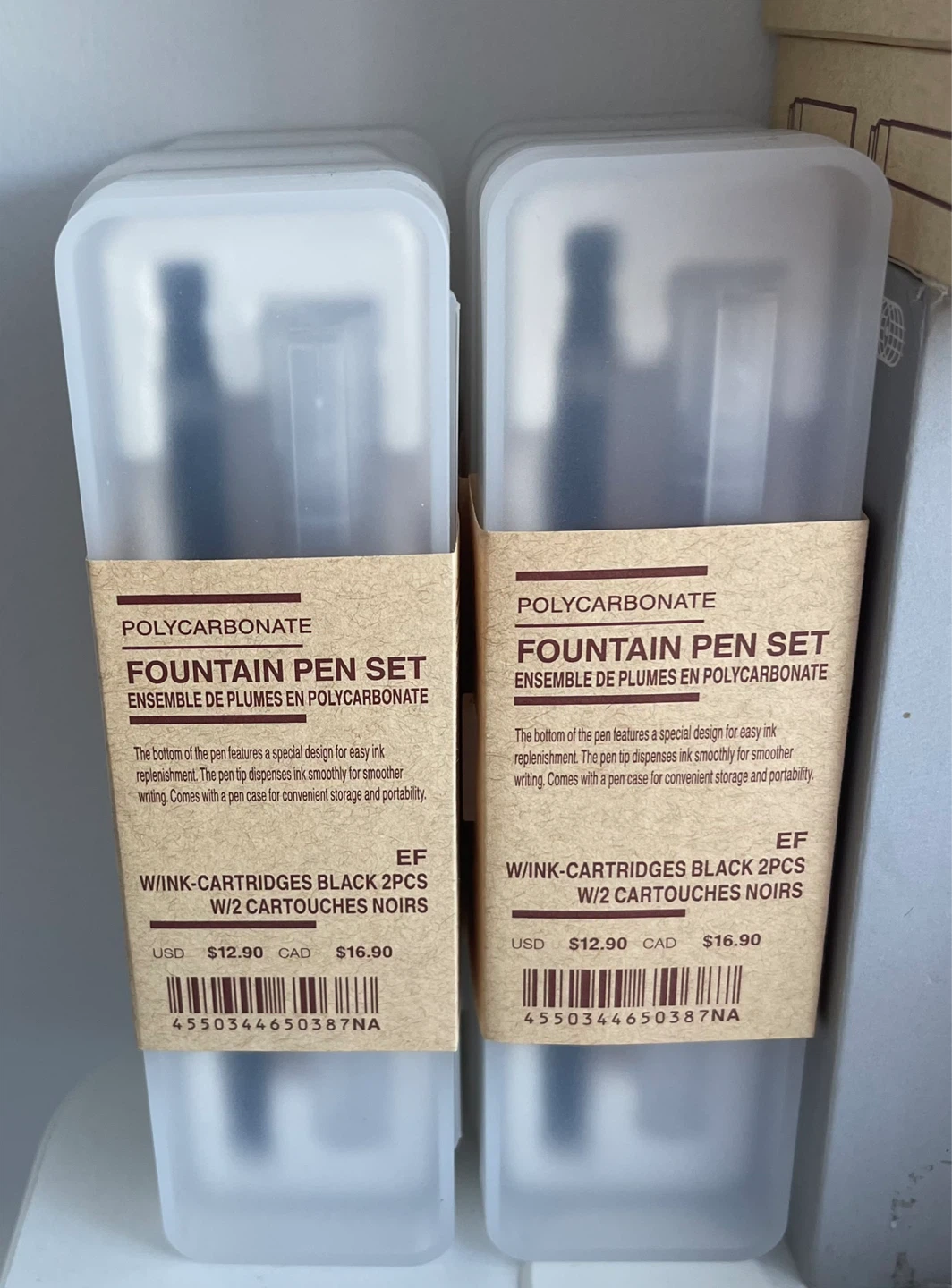 MUJI Polycarbonate Fountain Pen EF Nib - photo 4