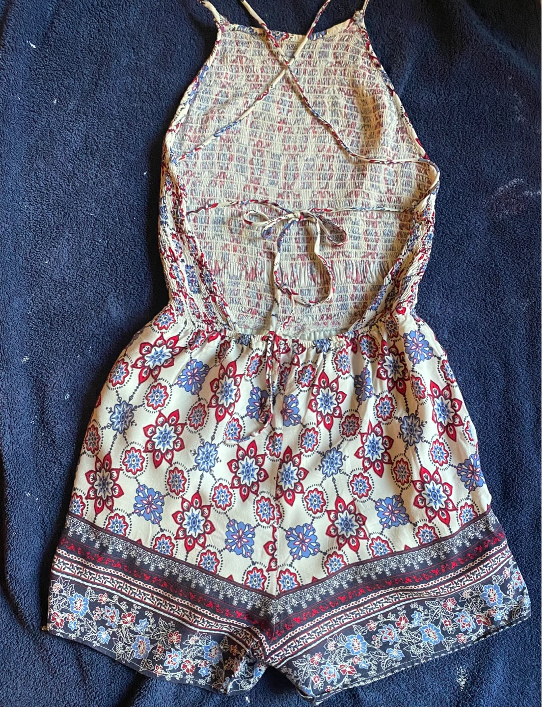 Women's Boho Floral Romper - photo 2