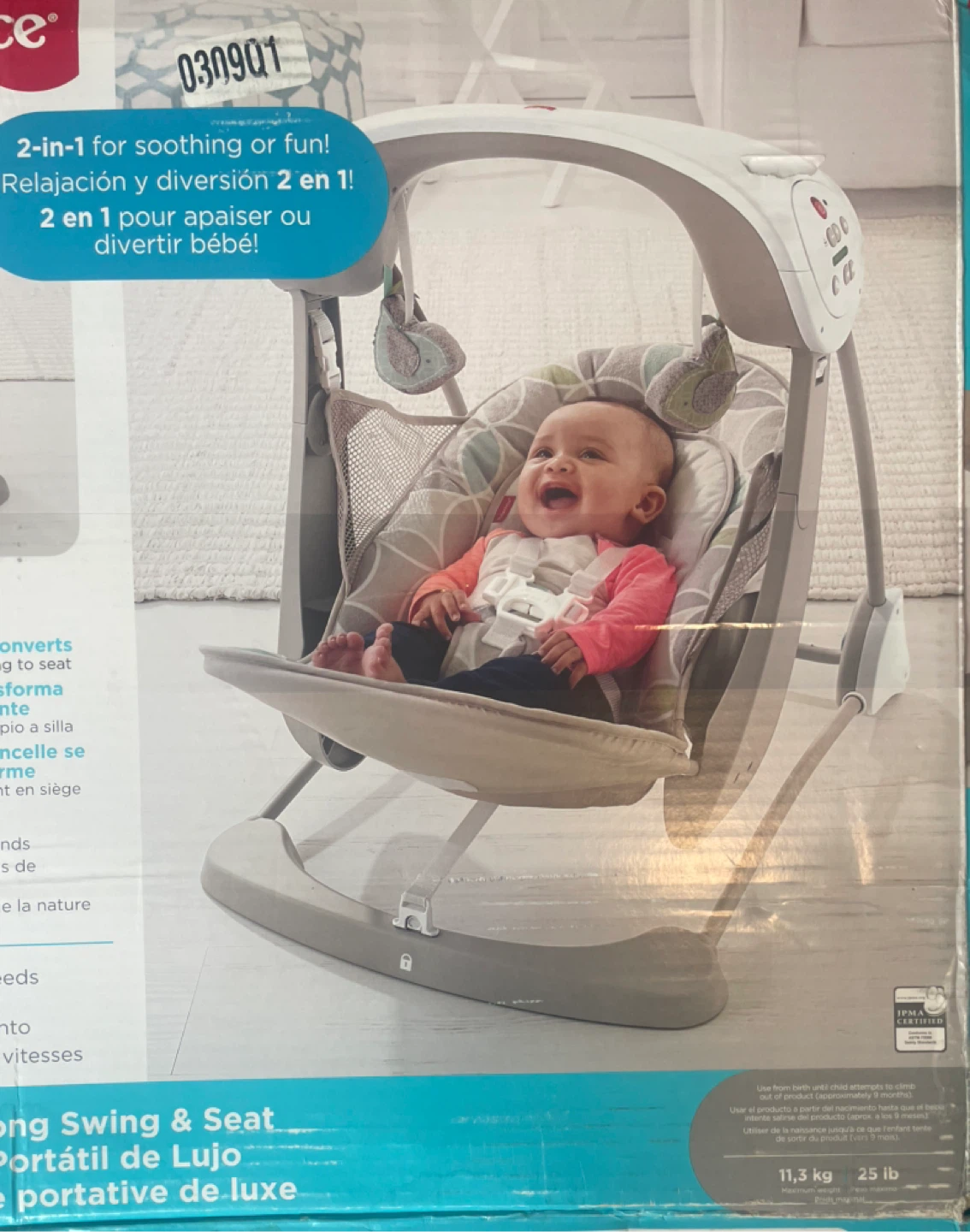 Fisher-Price Deluxe Take-Along Swing & Seat