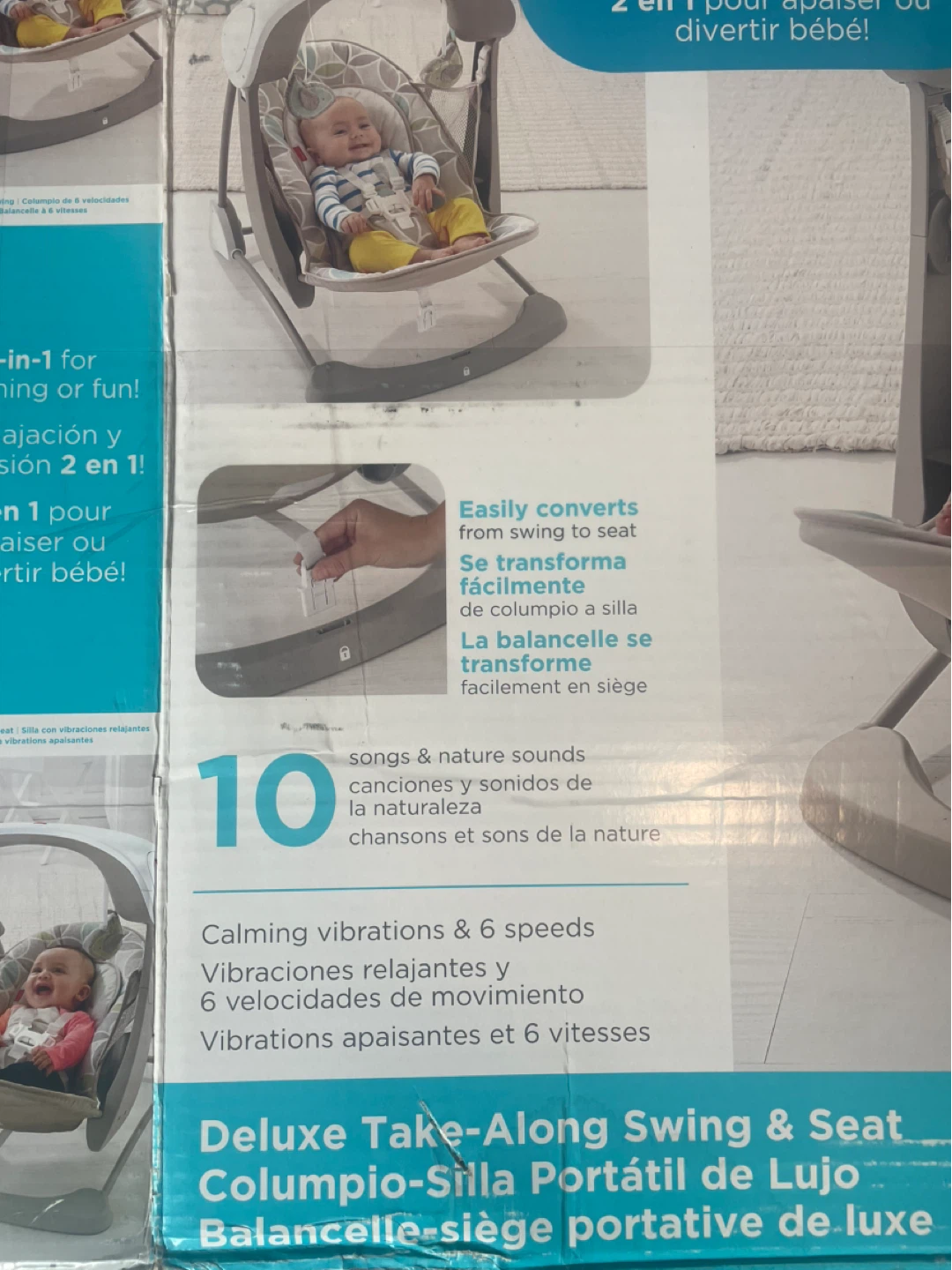 Fisher-Price Deluxe Take-Along Swing & Seat - photo 2
