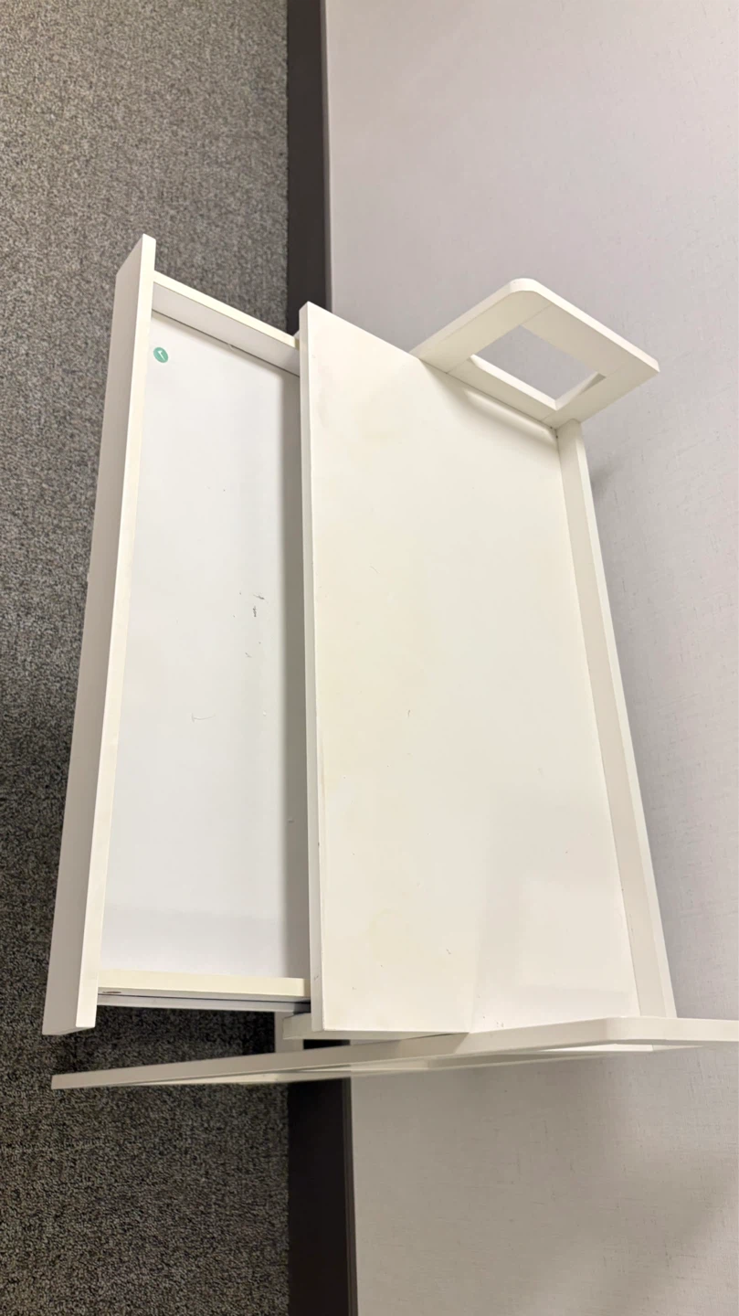 White vanity desk with drawer - photo 5