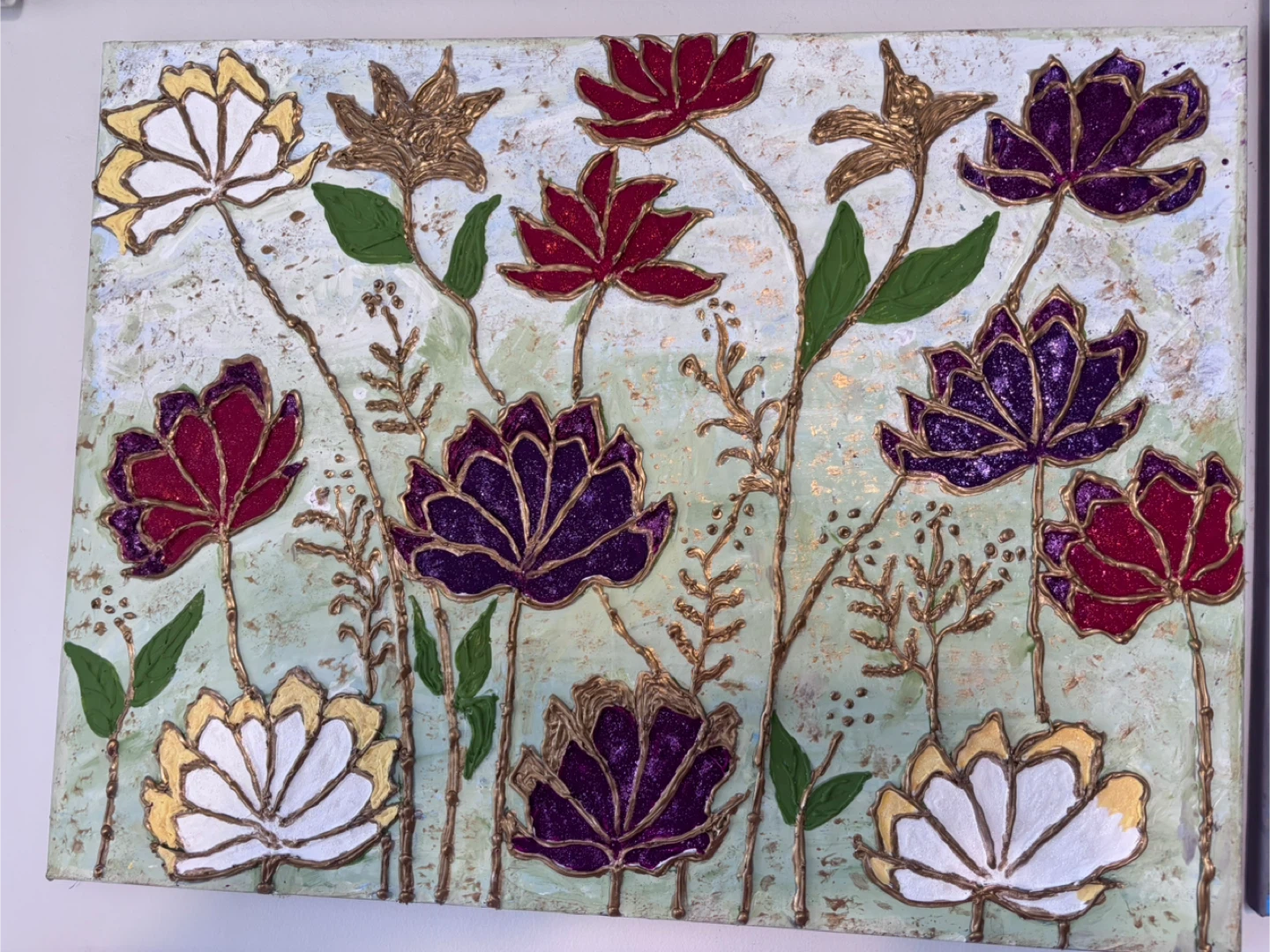 Textured Floral Wall Art - photo 5
