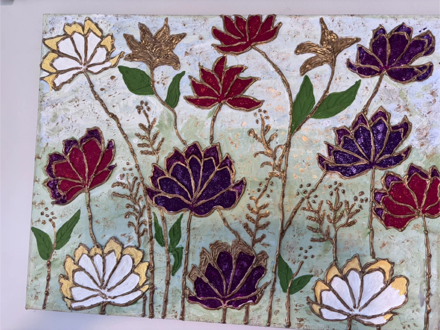 Textured Floral Wall Art - photo 4
