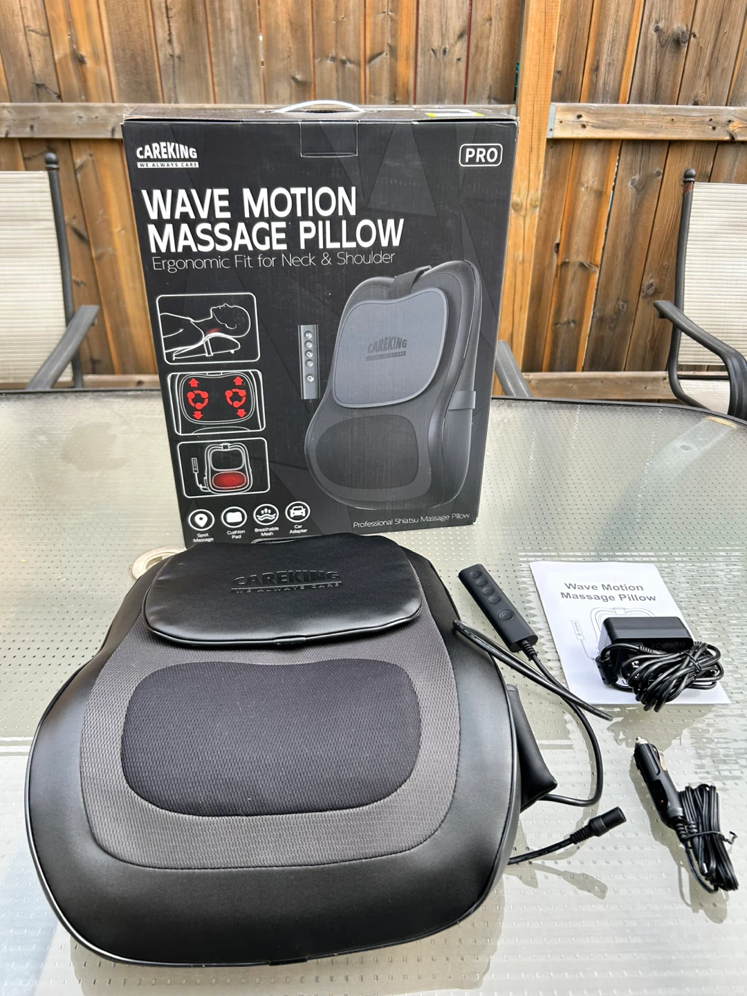 CAREKING Wave Motion Massage Pillow