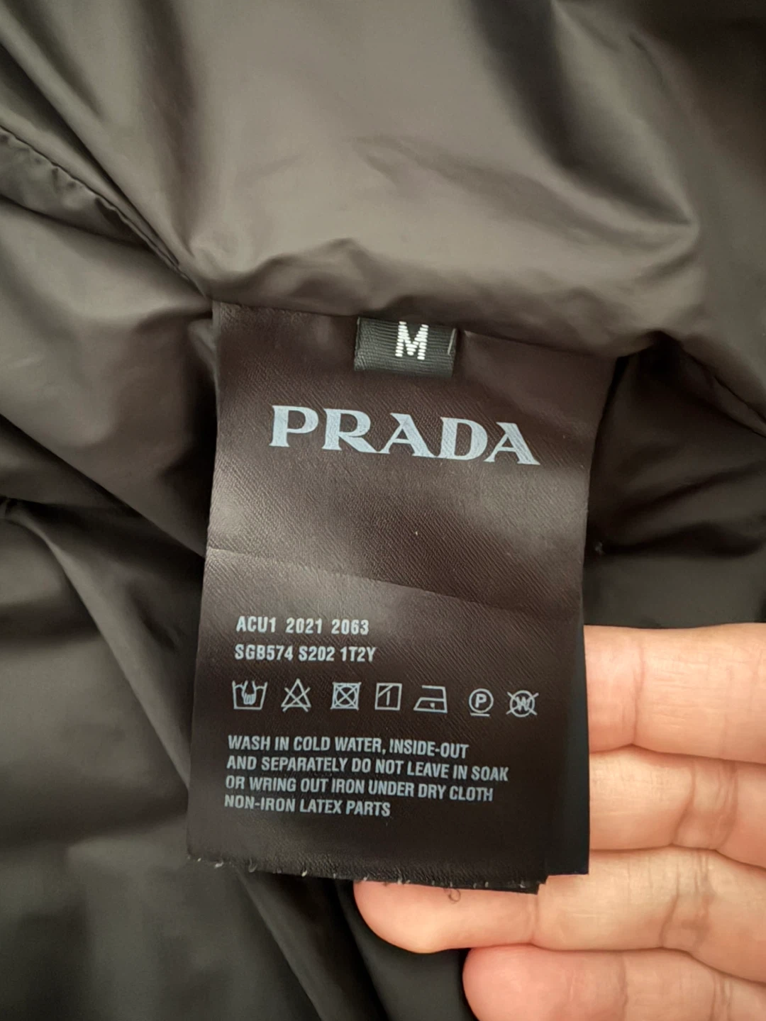 Prada Puffer Jacket Black - photo 2