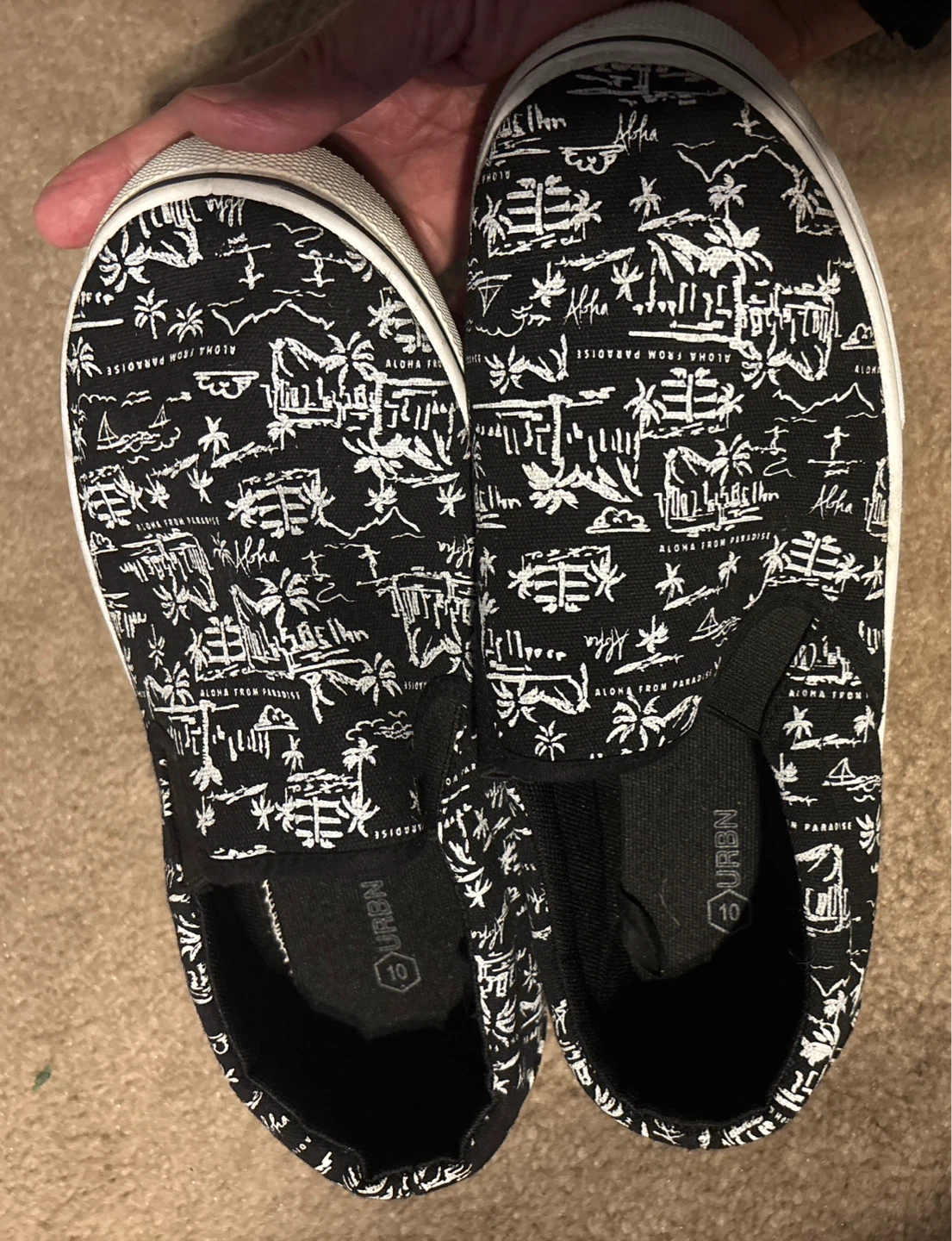 Urban Pipeline “Aloha From Paradise” Slip-On Shoes (Size 10) - photo 3