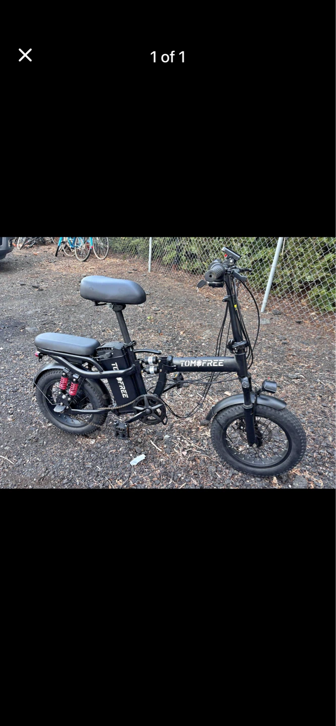 TOMOOFREE  t1 Folding Electric Bike