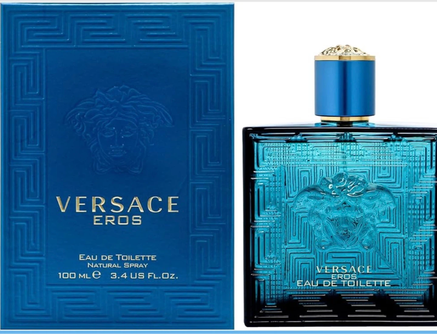 Versace Eros Eau de Toilette Natural Spray for Men, 100ml