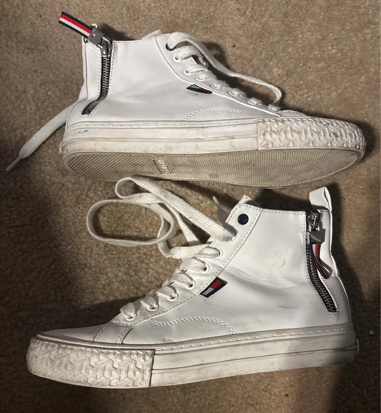 Tommy Hilfiger High-Top Sneakers - Women's Size 6.5